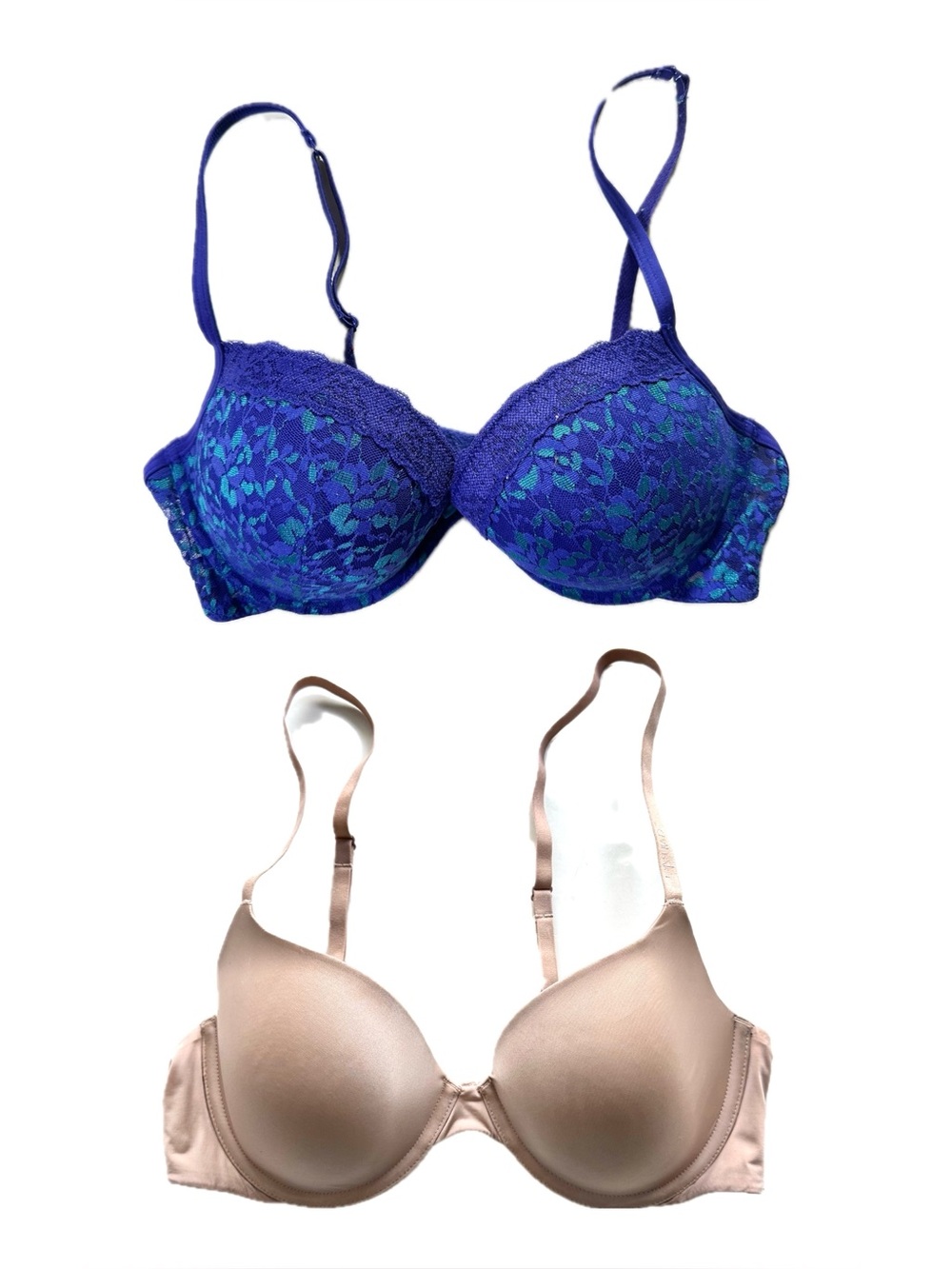 Lot of 2 Various Colour Underwired Bra Calvin Klein 36B La Senza Size 34C
